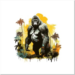 Black Gorilla Posters and Art